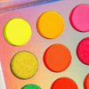 DE'LANCI Neon Eyeshadow Palette Glow in the Dark, Aurora Glow Eyeshadow Pallets Stage, Halloween Christmas Makeup Kit UV Glow Blacklight Matte and Glitter Fluorescent Eye Shadows Highly Pigment