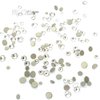 Crystal (001) Clear Tiny Small Sizes Mixed with Swarovski 2058 Xilion Rose flatbacks Sizes ss3, ss5, ss6, ss7, ss9, ss10 No-Hotfix Rhinestones Nail Art 144 pcs (1 Gross)
