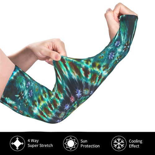 TZT Sports Arm Sleeves UV Sun Protection cooling arm for Gardening Farm Women & Men - 1 Pair