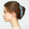 minkissy Hairpins hairpin hair accessories banana clips banana clips hair for fine hair Horse eye headgear banana clips hair rhinestones alloy banana clip banana hair jewelry vertical clip