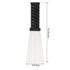 Folansy Afro Comb Metal African American Pick Comb Hairdressing Styling Tool Hair Pick for Hair Styling(Wave Style)
