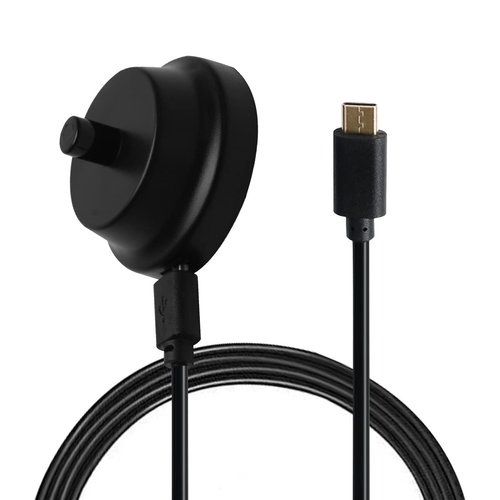 Replacement Charger Base Compatible with AquaSonic Black Series Vibe Series Electric Toothbrush,USB Cable (Black)