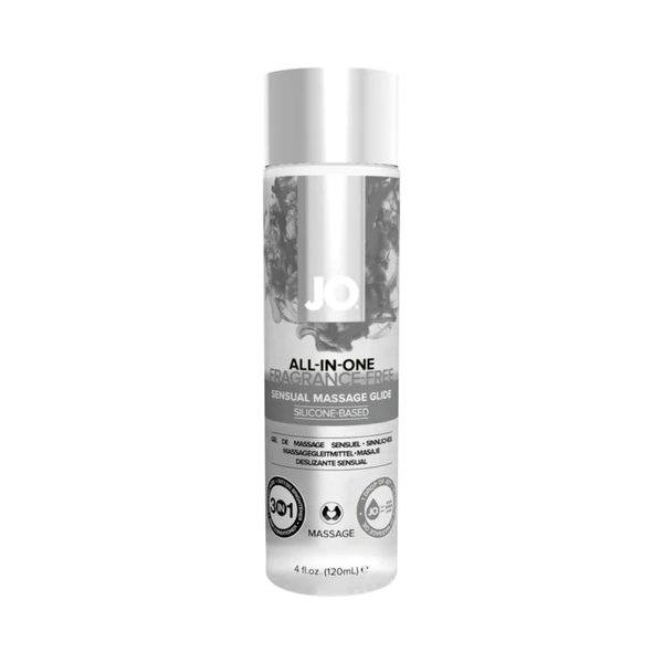 System Jo Sensual Massage Oil, Unscented, 4 Ounce Bottle