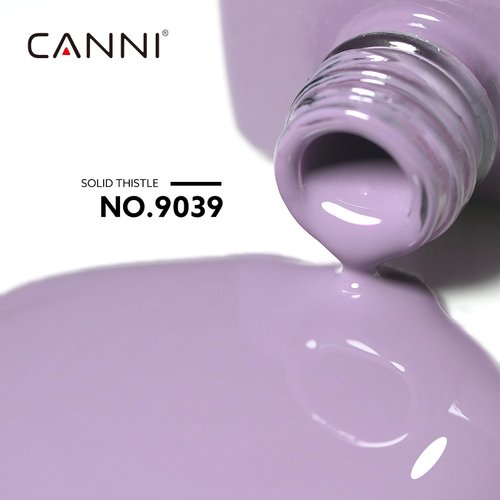 CANNI Lavender Purple Gel Nail Polish, 1Pcs Light Purple Gel Polish Pastel Purple Color Nail Polish Gel High Gloss Soak Off U V Gel Nail French Nail Manicure Salon DIY