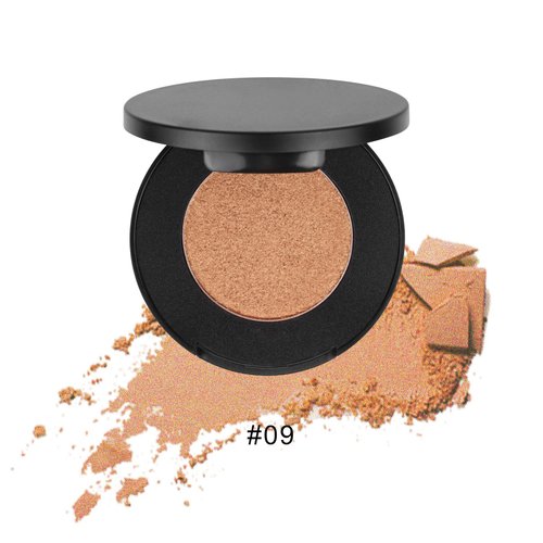 Vodisa Face Highlighter Powder Palette, Glossy Glitter Illuminator Powder, Shimmer Shades for Face Highlighter Makeup, Highly Pigmented Natural Shiny Highlight Makeup Illuminator Highlighter 9