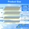 SimCos 15 Gauge 34-Degree DA Series Angled Finish Nails, (1-1/4", 1-1/2", 2", 2-1/2"), Galvanized Assorted Size Project Pack for Pneumatic, Electric Angled Finish Nailer or Nail Gun (Assembly 1200)