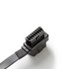 bbfly-A9 OBD II OBD2 16 Pin Splitter Extension 1x Male and 2X Female Extension Cable Adapter (2FT/60CM)