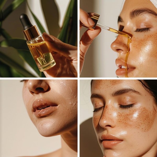 Sonora Bath & Flame Certified Organic Gua Sha Face Oil for Sensitive Skin, Acne Prone, Cold Pressed