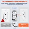 20 Pcs Outlet Spacer for Electrical Box, Hongmed Wall Plate Spacer, Metal Flush Fit Device Leveling Plate for Loose Outlet Plug Fix, Receptacle Extenders Fit Standard Switches & Covers
