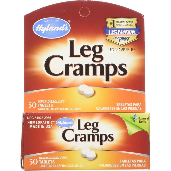 Hyland`s Leg Cramps Quick Dissolving 50 ct Tablets (Pack of 2)