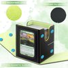 RADWIMPS Deck Box For MTG Commander Deck, Fits 100+ Cards, Magnetic Card Box Organizer With 2 Dividers & Window Display, Perfect for Magic Commander TCG, CCG Cards (Black&Green)