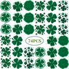 74 Sheets St. Patrick's Day Tattoos Stickers, Include St. Patrick Day Stickers, Shamrock Tattoos and Green Temporary Tattoos, Lucky Clover Temporary Tattoos for Party Favors Accessories or Irish Party