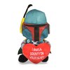 Star Wars Dog Toy Boba Fett Plush Squeaker| 6” Mandalorian Bounty on Your Heart Plush Squeaker Pet Toy | Star Wars Toy for Dogs Boba Fett Stuffed Animal 6 inch