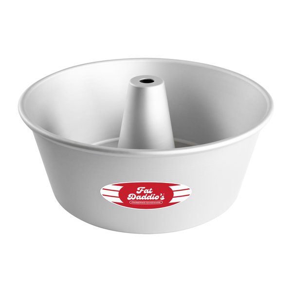 Fat Daddio's PAF-10425 Anodized Aluminum Angel Food Cake Pan, 10 Inch