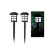 NEWOTE Outdoor Solar Pathway Lights Waterproof 2-Packs Outside LED Decorative Lights Landscape Lighting for Yard Patio Driveway Garden (White)
