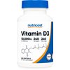 Nutricost Vitamin D3 10,000 IU, 240 Softgel Capsules - Potent, Non-GMO, Gluten Free Vitamin D
