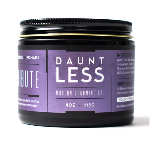 Dauntless Modern Grooming Co. TRIBUTE Firm Hold Hair Pomade | Low - Medium Shine | 4 ounces