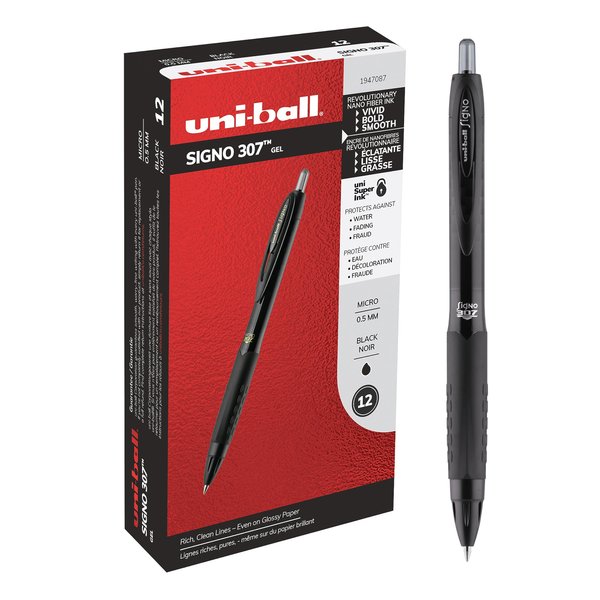 uni-ball .5mm 307 Gel Pens