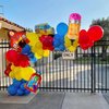 128 pcs Back to School Balloons Arch Garland Classroom Party Decoration Welocme Back to School Party Supplies for School Theme Birthday Party Decorations