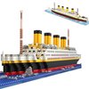 Jqmeg Titanic Micro Mini Building Blocks Set, 1860pcs 3D Titanic Model Building Set Blocks, DIY Bricks Toys Gift for Adults and Kids (1860 pcs)
