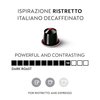 Nespresso Capsules Original, Ristretto Decaffeinato, Dark Roast Espresso Coffee, 50-Count Espresso Coffee Pods