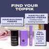 Toppik Fill Me In Hairline Filler, Hair Color Root Touchup, Hair Fibers Wand, Fills In Thinning Hairline, Hair Styling Product, 0.176 oz (5 g) Medium Brown