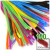 The Crafts Outlet Chenille Stems, Pipe Cleaner, 20-inch (50-cm), 100-pc, Lime Green