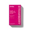 Zimba Strawberry Flavored Teeth Whitening Strips | Vegan, Enamel Safe Hydrogen Peroxide Teeth Whitener for Coffee, Wine, Tobacco, and Other Stains | 14 Day Treatment | Strawberry