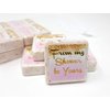 12 Pink and Gold Glitter Soap Favors - 1.5oz Soap Favors - Pink and Gold Shower Favors - From My Shower To Yours Soaps - Girl Baby Shower Soaps - Bridal Shower Soaps