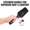 Ergo Mini Ionic Polishing Paddle Brush - Small Detangling Hair Brush for Wet & Dry Use - Professional Hair Care Styling Tool (ER500)