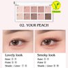 BBIA Essential Eye Palette - Buildable & Blendable Eyeshadow Palette, Soft Shade, Shimmer Finish, Gorgeous Pearls, Warm & Cool Tone Natural Eye Shadow Colors, Vegan, Korean Eye Makeup (02 YOUR PEACH)