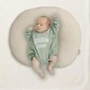 Nursing Pillow Cover,Muslin Cotton,Removable Cover for Breastfeeding Pillows,2-Pack Pillow Covers,Ultra-Soft Baby Nursing Pillow, Fits Newborn Feeding Pillow 22.5IN*18IN (Sage Green & Cream-Coloured)