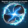 Magnetic Chess Game, 2024 New Magnet Strategy Game Set, Fun Table Top Multiplayer Battle Board Game with Rope/Sponge, Portable Cluster Game with Storage Bag for Kids & Adults (20 Magnetic Pcs)
