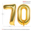 40 Inch gold Number Balloons Helium Foil Mylar Balloon Birthday Party banquet Decoration 70