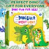 YOFUN DIY Wooden Dinosaur Night Lights, Dinosaur Toys for Kids, Dinosaur Craft Kit for Kids, Christmas, Birthday Gifts for Boys & Girls Age 5 6 7 8 9 10 Years Old