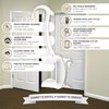 DOOR MONKEY Child Proof Door Lock & Pinch Guard - For Door Knobs & Lever Handles - Easy to Install - No Tools or Tape Required - Baby Safety Door Lock For Kids - Very Portable - Great for Dogs & Cats