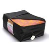 VEAMOR Comforter Storage Bags Pack of 2,Pillow Beddings/Blanket Clothes Organizer Storage Containers with Zippers,Breathable and Moistureproof(Black,2pcs)
