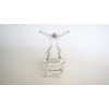 Generic Clear transparent iridescent design hair claw clip for long fine hair
