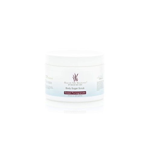 Sugar Me Smooth Body Sugar Scrub (Sweet Pomegranate) Ultra Hydrating and Exfoliating Scrub for Nourishing Essential Body Care Body Scrub womens scrubs