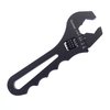 SYKRSS An Fitting Wrench 3AN-16AN Adjustable Wrench Aluminum Lightweight Spanner Tools for An Hose Fitting Adapter End, Black