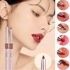 DENESTUP Lip Liner Set, 6 Colors Longwear and Pigmented Matte Lip Pencil Makeup, Smooth Application, Retractable Waterproof Lip Liner