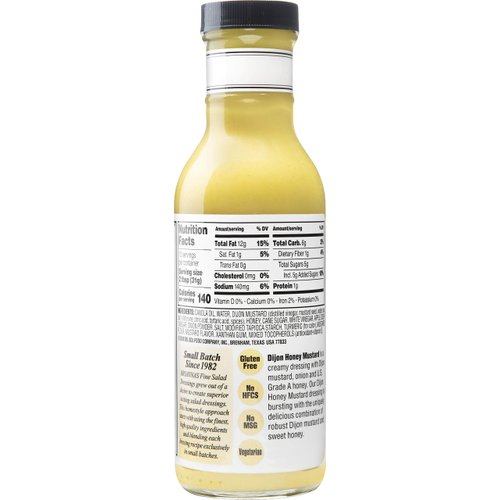 Briannas Home Style Dressing, Dijon Honey Mustard, 12 Ounce