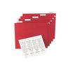 Avery Printable Tab Inserts for Hanging File Folders, 1/2" x 2", 1/5 Cut, White, 100 Index Tab Inserts (11136)