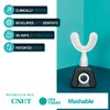 Y-Brush - Electric Toothbrush - Y-Shaped Brush - 3 Months Battery Life - NylonBlack Premium Pack