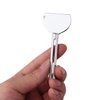 sansheng 4PCS Tube Key,Tube Key Squeezer,Tube Roller Key,Tube Squeezer Toothpaste Squeezer Metal Tube Presser Tube Roller Tube Wringer Keys Dispenser Roller （Silver）