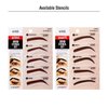 Kiss New York Professional Instant Brow Stamp and Stencil Kit Powder Stamp Eyebrow Shaping Kit (Medium Brown)