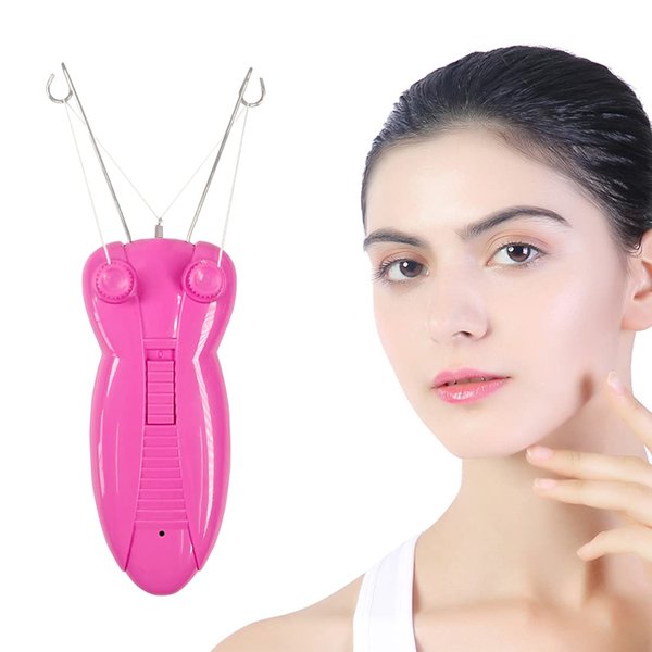 Electric Facial Hair Remover for Women,USB Rechargeable Thread Epilator Cotton Threading Hair Removal ​for Face Arms Legs Back