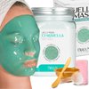 BRÜUN Jelly Mask Jar Chlorella Peel-Off Face Care Rubber Mask - A 23 fl oz Skin Care Moisturizing Gel Mask Jar Spa Set for Men, Women and Adults on Formal Gatherings and Events
