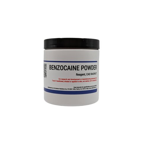 Benzocaine, High Purity, Fine Powder, CAS 94-09-7 (50, Grams)