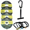 M MAXIMUMCATCH Maxcatch Fly Fishing Leader Tippet Material with Tippet Line Holder & Tender, Clear, 55Yds, 4PCS/6PCS (4 Pieces with Holder/50M, 1X+2X+3X+4X-50M-55Yds)